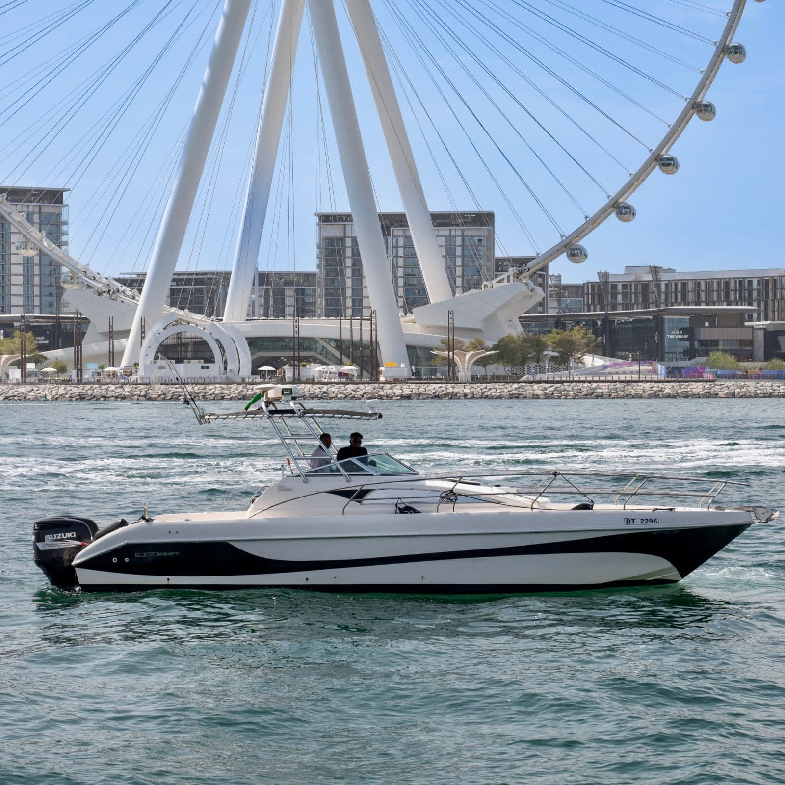 Silver Craft 35 ft yacht charter Dubai — Dubai Marina