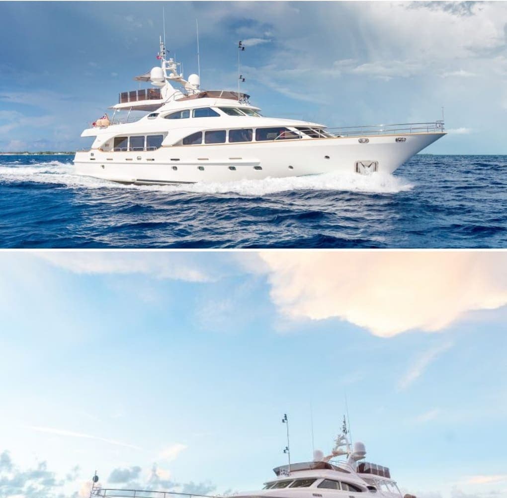 Lucien 120 yacht Dubai — deck and dining